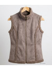 MAYFLOWER 828070U002 - Gilet Sans Manches Marron Suédine