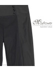 MAYFLOWER 910368U002 - Pantacourt Ville Noir Bi-matière Chic