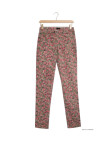 MAYFLOWER BELINDA2O - Pantalon Stretch Imprimé Fleuri Orange