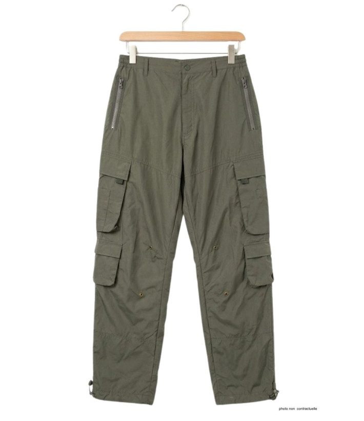 MAYFLOWER E0166K - Pantalon Cargo Doublé Homme Kaki Chaud