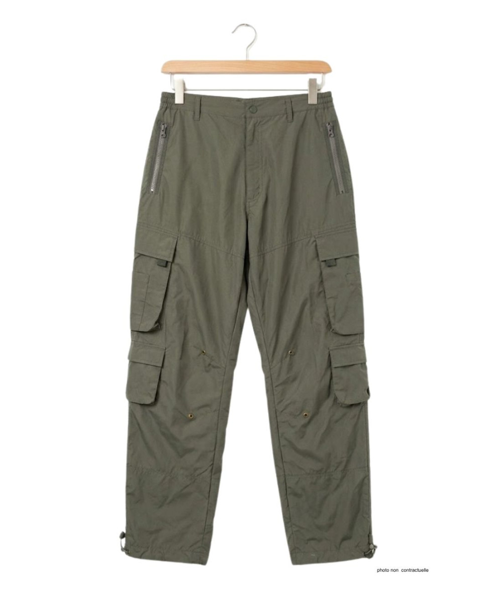 MAYFLOWER E0166K - Pantalon Cargo Doublé Homme Kaki Chaud