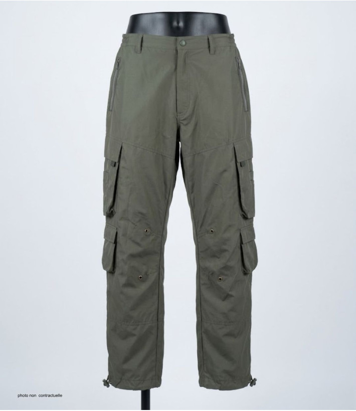 MAYFLOWER E0166K - Pantalon Cargo Doublé Homme Kaki Chaud
