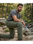 MAYFLOWER E0166K - Pantalon Cargo Doublé Homme Kaki Chaud