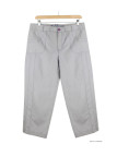 MAYFLOWER SE1094R - Pantacourt Gris Perle & Surpiqûres Rose Vif