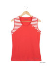 Tee-shirt sans manches Luxury Sport TF192C - 100% Coton Corail