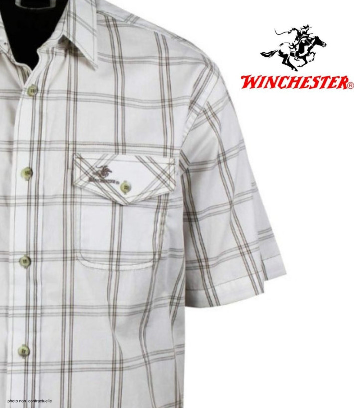 Chemise manches courtes WINCHESTER TACCOE - 100% Coton Imprimé
