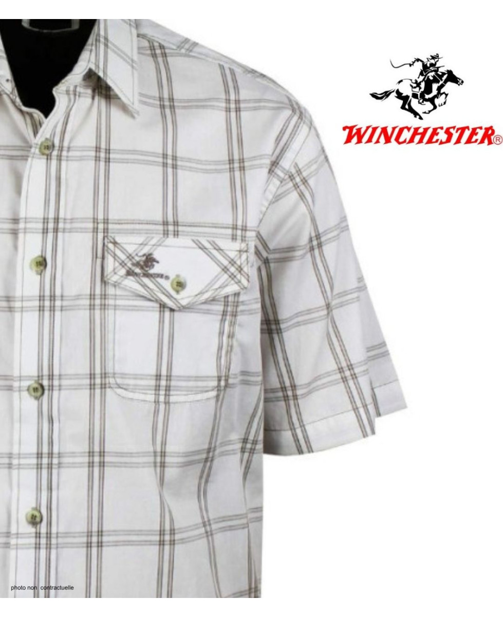 Chemise manches courtes WINCHESTER TACCOE - 100% Coton Imprimé