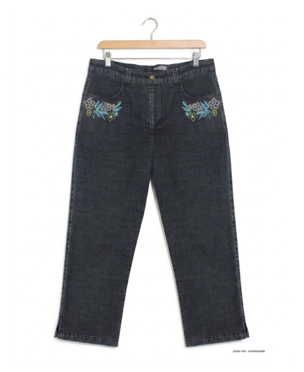 MAYFLOWER SE1103 : Pantacourt Stone Washed Stretch Confort