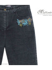 MAYFLOWER SE1103 : Pantacourt Stone Washed Stretch Confort