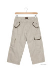 OGALO SE1261 : Pantacourt Femme Beige 100% Coton