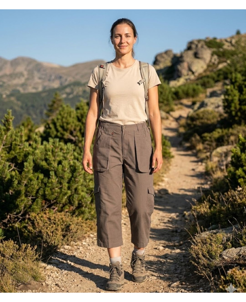 OGALO Rando - Pantacourt femme robuste et confortable