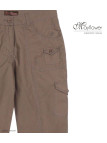 MAYFLOWER MANDICA2 - Pantacourt 100% Coton Marron Noisette