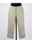 MAYFLOWER MANTA1 - Pantalon 100% Lin Beige Détente