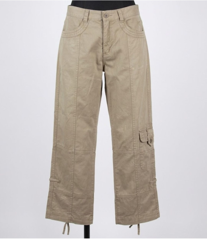 Pantacourt Femme MELINDA2 MAYFLOWER Beige - 100% Coton Confort