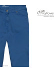 Pantacourt STRETCH Femme Bleu Indigo - Coton Extensible