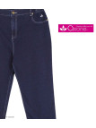 AXONE SALTO1 - Pantacourt Femme Grandes Tailles Bleu Denim