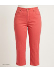 MAYFLOWER Ultra Stretch - Pantacourt Femme Corail Orange