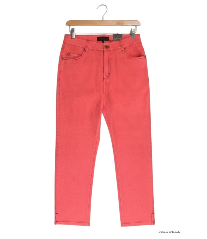 MAYFLOWER Ultra Stretch - Pantacourt Femme Corail Orange