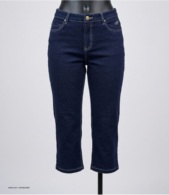 MAYFLOWER SAFRAN1 - Pantacourt femme stretch & confortable