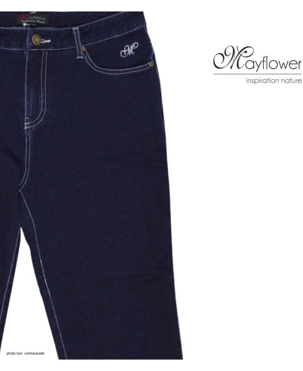 MAYFLOWER SAFRAN1 - Pantacourt femme stretch & confortable