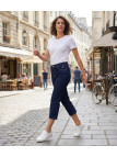 MAYFLOWER SAFRAN1 - Pantacourt femme stretch & confortable