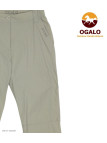 Pantacourt Femme OGALO 111182U002 Beige : Confort & Nylon