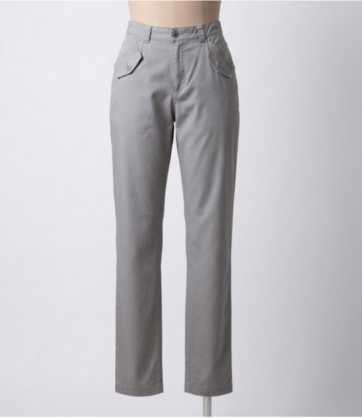 Mayflower SE1087 - Pantalon Gris Perle Extensible Confort