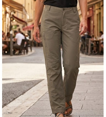 Pantalon réglable Ogalo modèle 111183U001 coloris noisette en nylon.