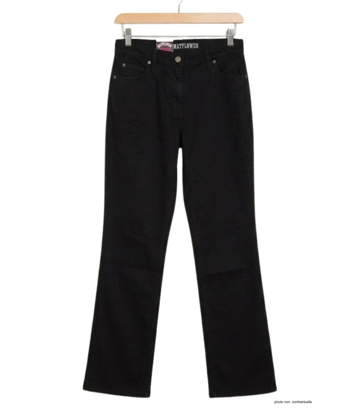 Pantalon Mayflower M957 Noir - Toile Gabardine Stretch Confort