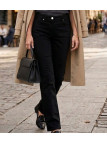 Pantalon 5 poches Mayflower modèle M957 en toile gabardine noir profond.