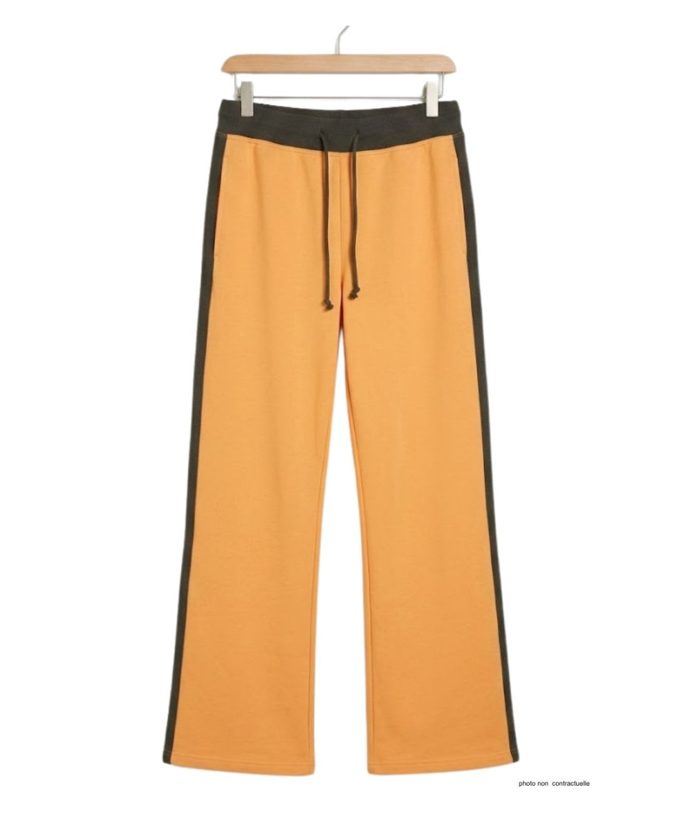 MAYFLOWER SE8008 - Pantalon Sport Femme Stretch Orange/Kaki