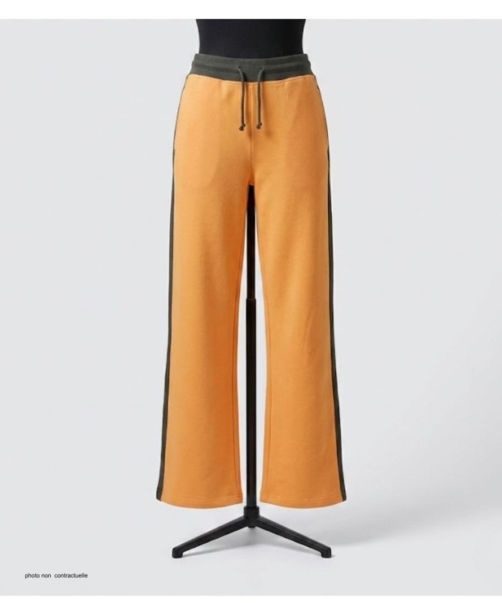 MAYFLOWER SE8008 - Pantalon Sport Femme Stretch Orange/Kaki