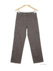 MAYFLOWER BEA1G - Pantalon Cargo Femme Gris à Poches Latérales
