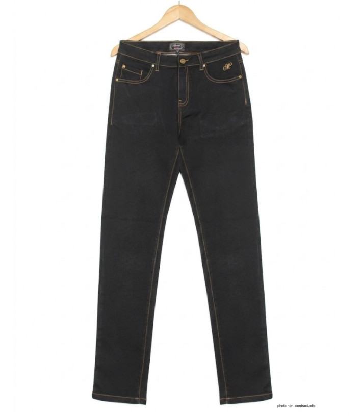 MAYFLOWER CLAUDIA1BV - Pantalon femme Ultra Stretch Noir Confort