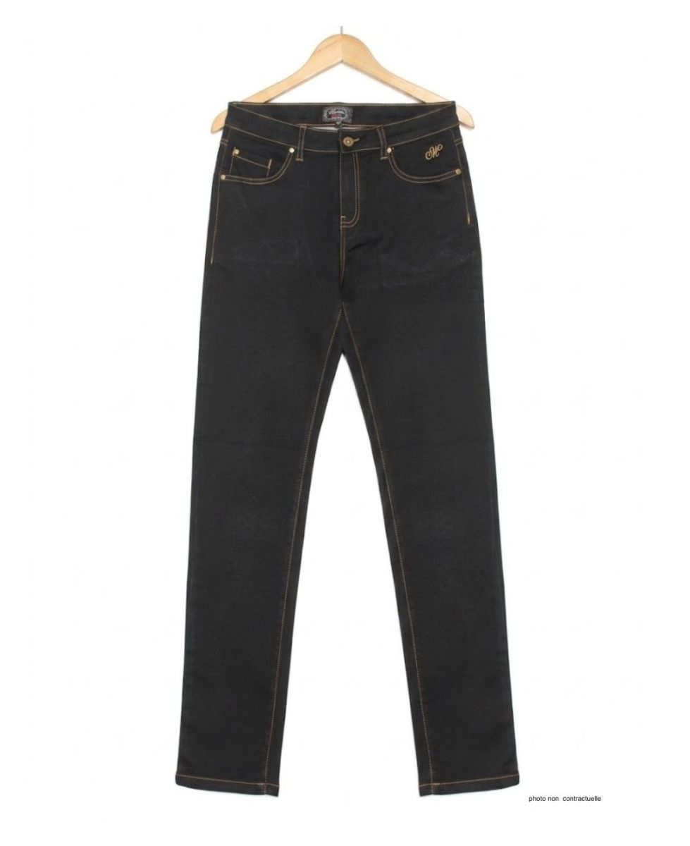 MAYFLOWER CLAUDIA1BV - Pantalon femme Ultra Stretch Noir Confort