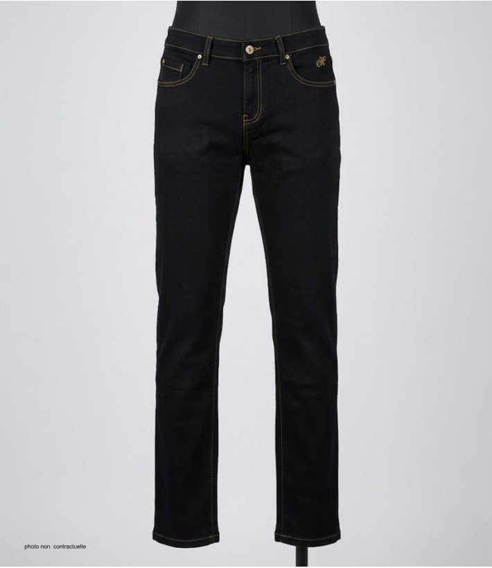 MAYFLOWER CLAUDIA1BV - Pantalon femme Ultra Stretch Noir Confort