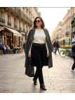 Pantalon velours noir femme DORURE1N MAYFLOWER - Confort & Chic
