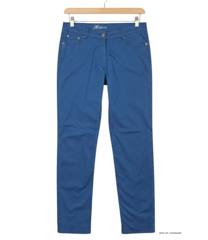MAYFLOWER FLORA3 - Pantalon Toile Femme Stretch & Confort