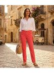 MAYFLOWER PANTF3002A - Pantalon Corail Ultra-Stretch Femme