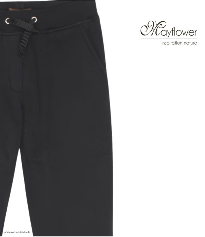 Pantalon Molleton MAYFLOWER PELICAN2 - Noir Confort & Détente