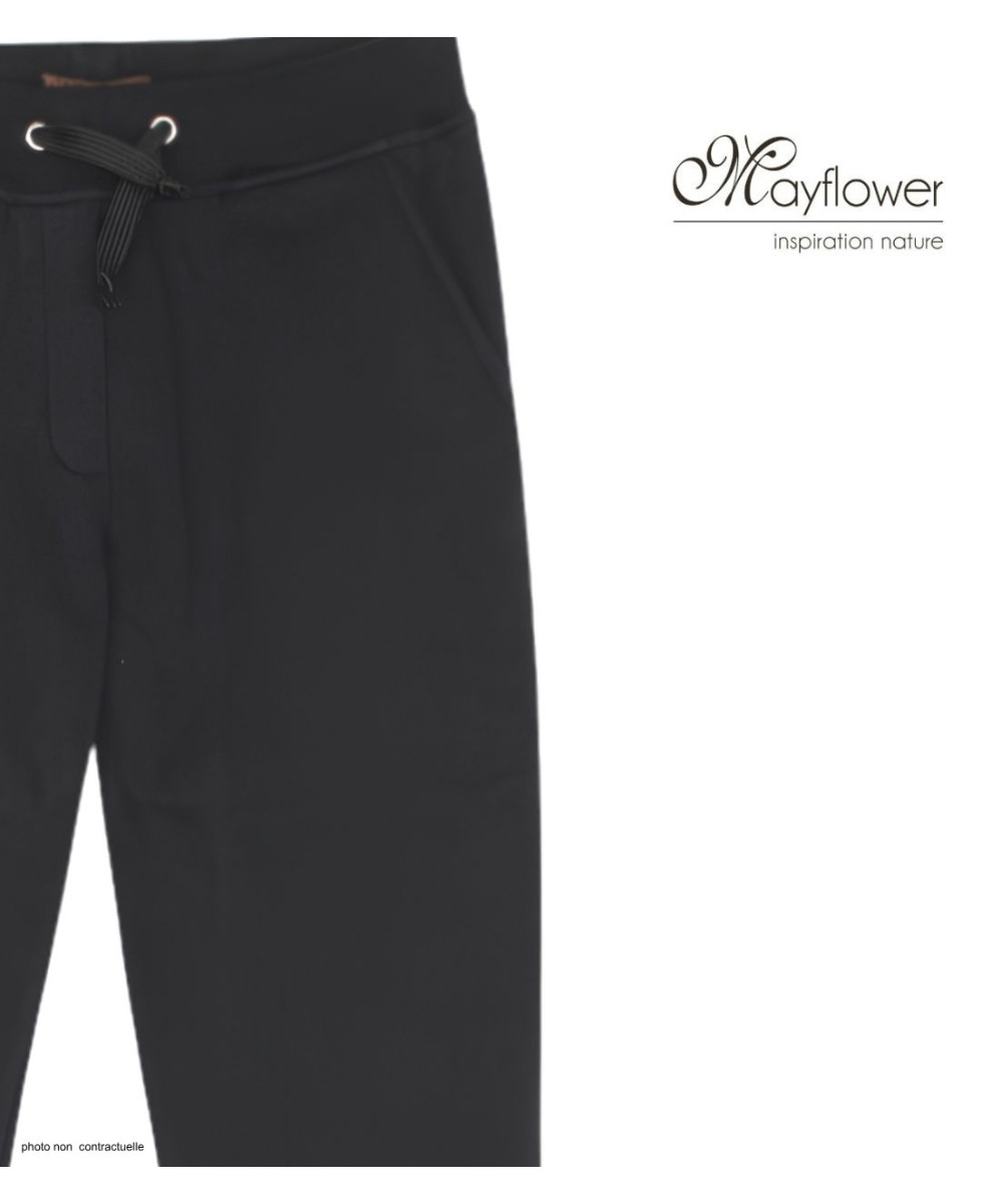 Pantalon Molleton MAYFLOWER PELICAN2 - Noir Confort & Détente