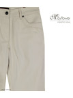 MAYFLOWER VICTORIA1 - Pantalon Femme Beige Stretch et Chic
