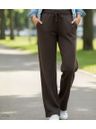 Pantalon Détente en Molleton de Coton Marron