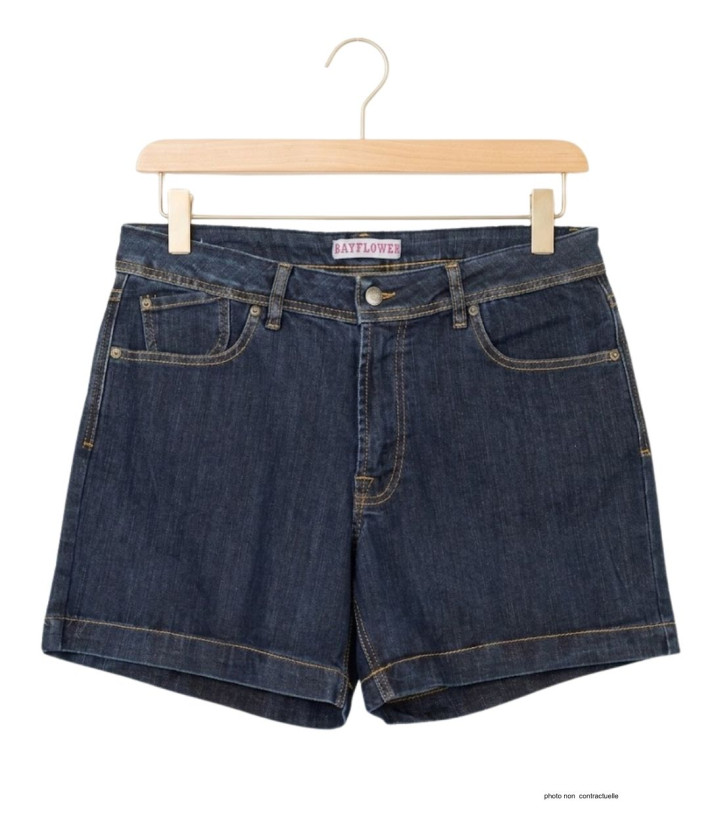 MAYFLOWER SE0074 - Short Jean Stretch | Look Denim Confort
