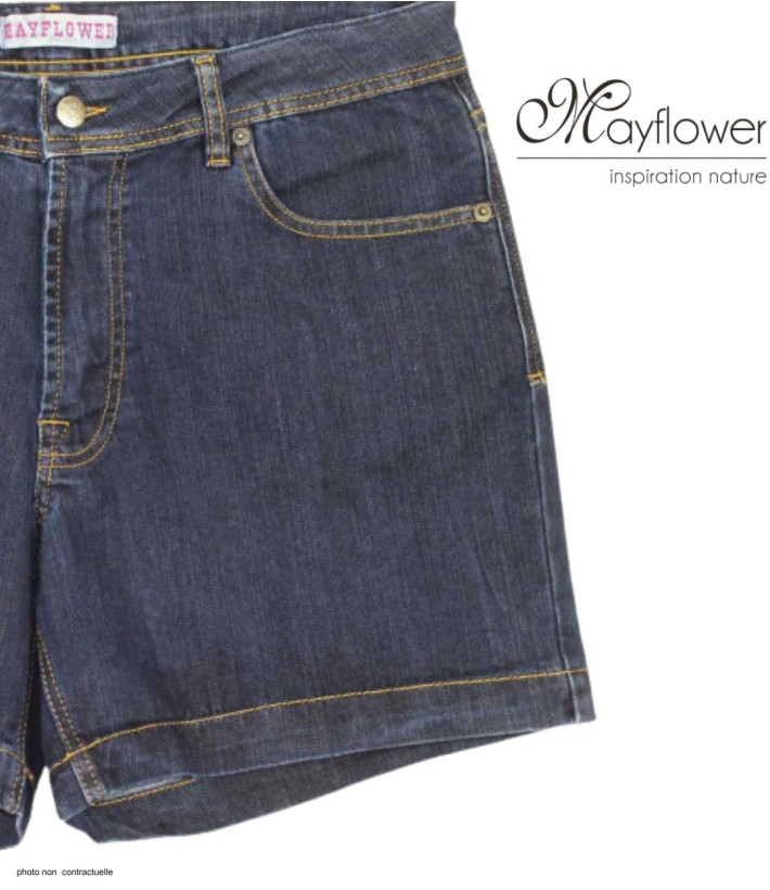 MAYFLOWER SE0074 - Short Jean Stretch | Look Denim Confort