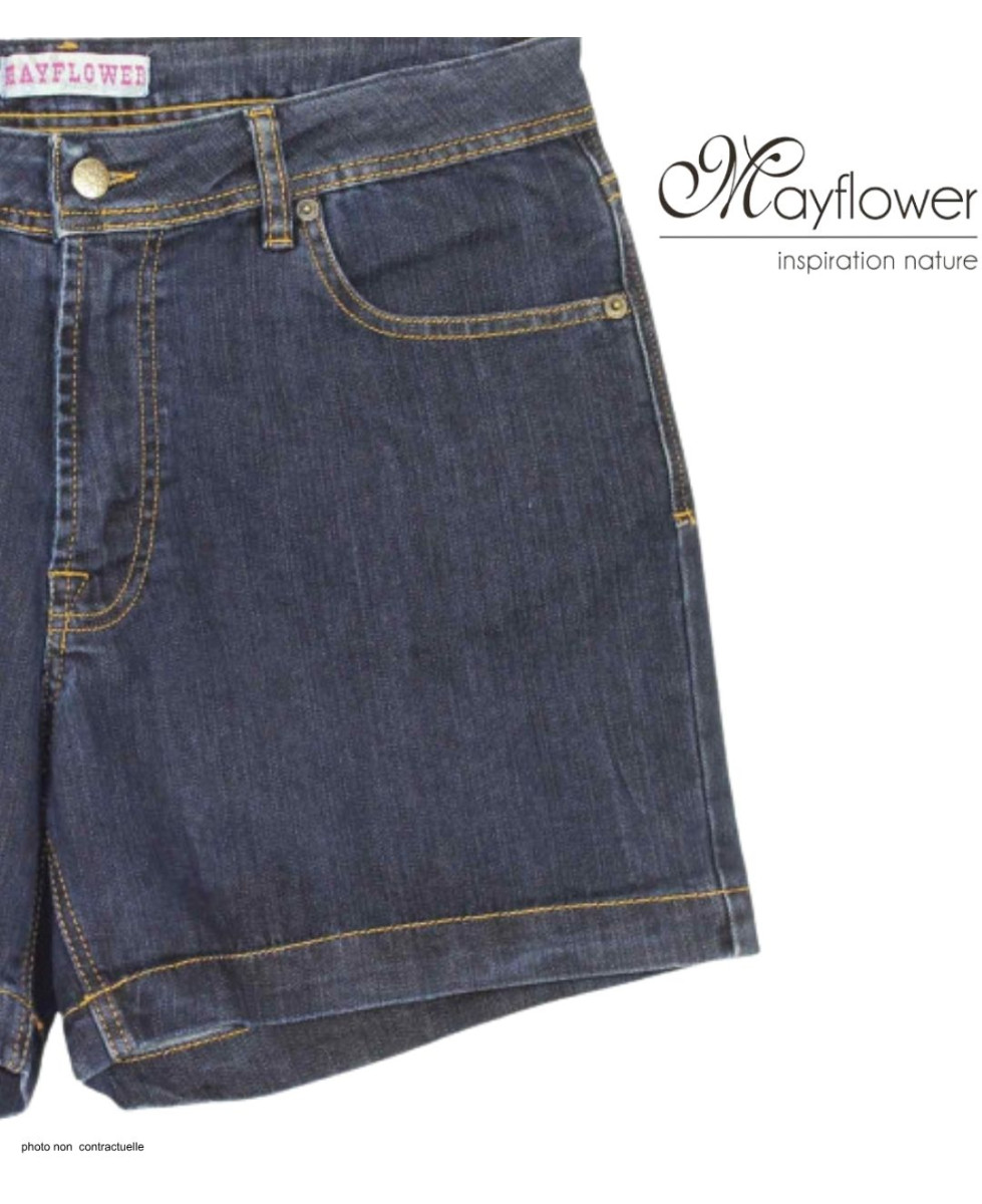 MAYFLOWER SE0074 - Short Jean Stretch | Look Denim Confort