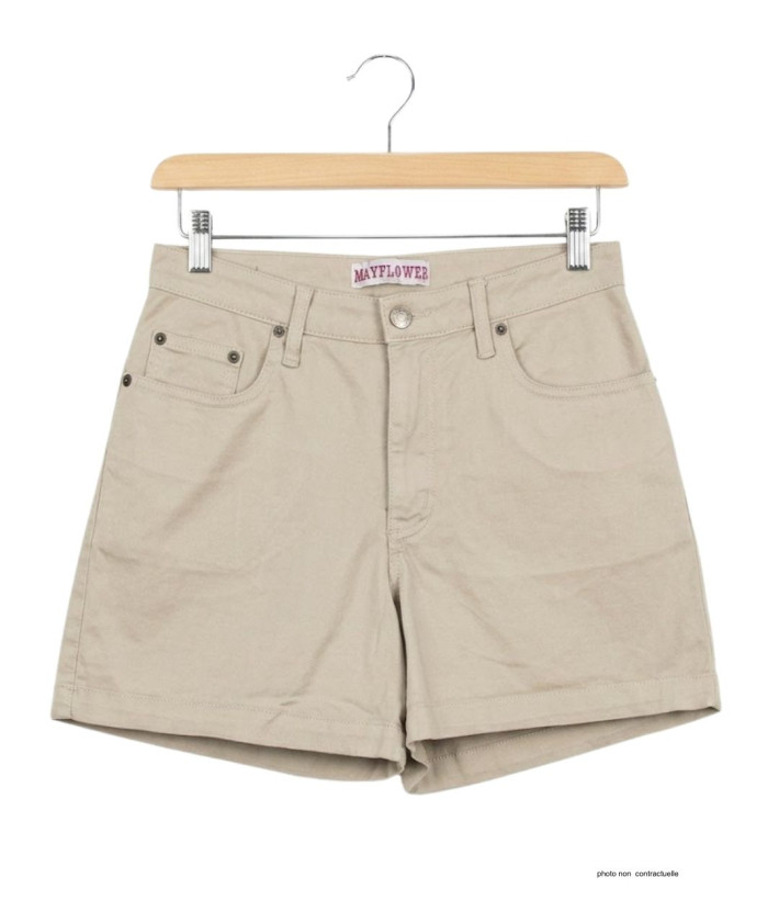 MAYFLOWER SE0340 - Short Sable Stretch | Chic & Confort Été