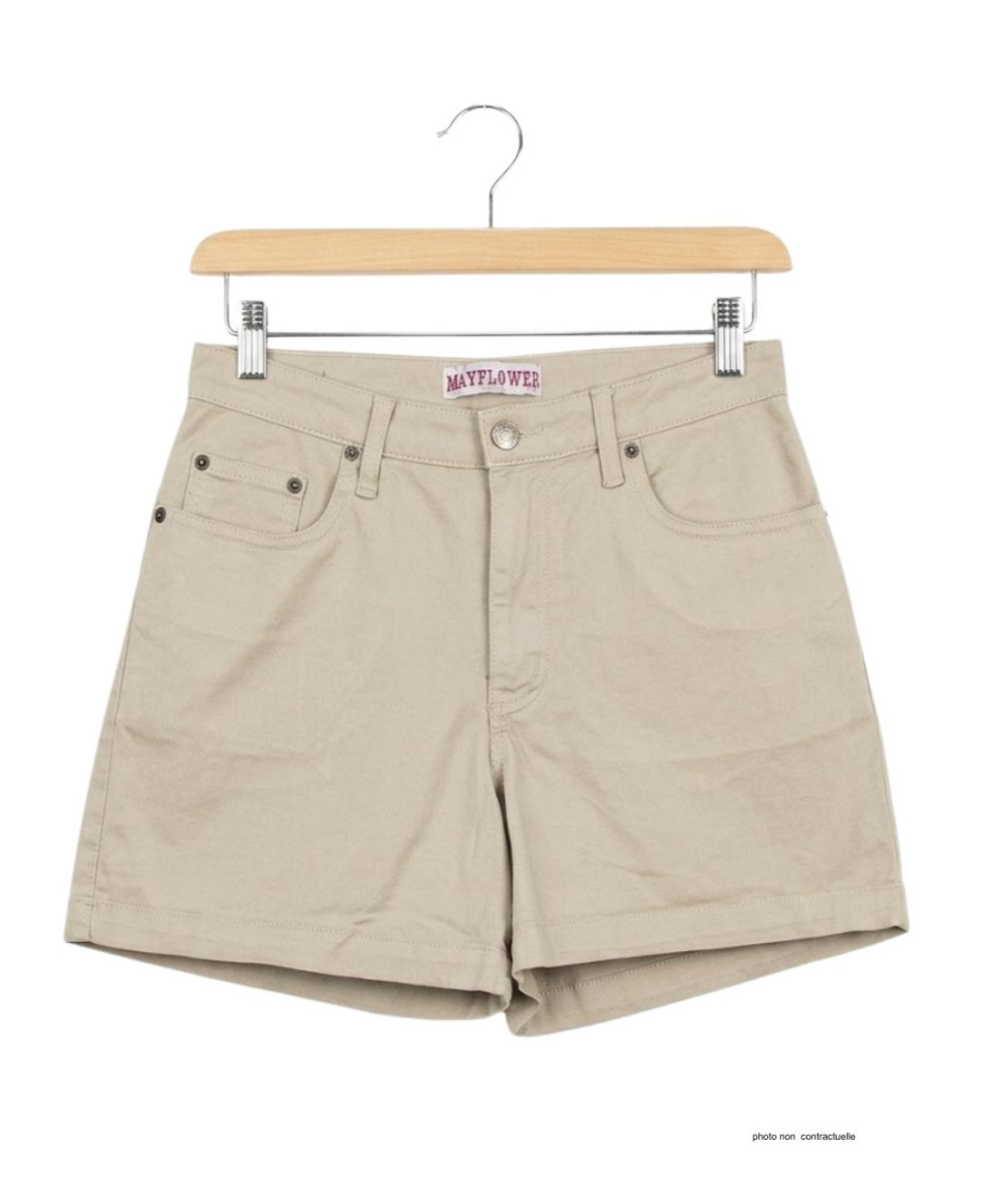 MAYFLOWER SE0340 - Short Sable Stretch | Chic & Confort Été