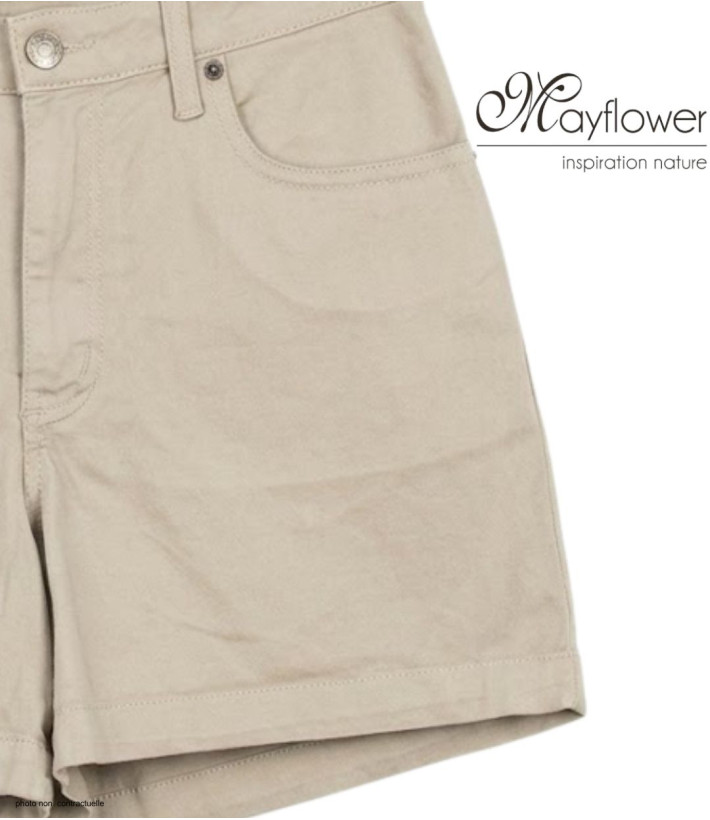 MAYFLOWER SE0340 - Short Sable Stretch | Chic & Confort Été
