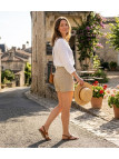 MAYFLOWER SE0340 - Short Sable Stretch | Chic & Confort Été